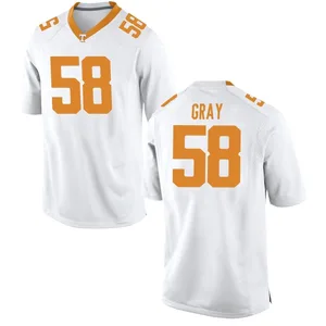 Herb Gray Nike Tennessee Volunteers Men's Game College Jersey - White