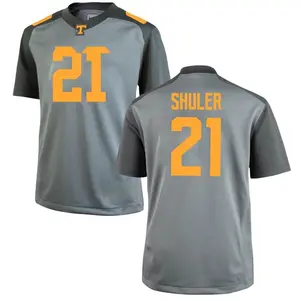 Navy Shuler Men's Nike Tennessee Orange Volunteers Pick-A-Player NIL Replica Football Jersey